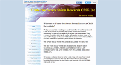 Desktop Screenshot of centerforseverestormresearch.org